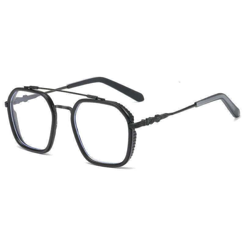 1PCs Blocking Fashion Men Optical Clear Glasses Black Square Frame Anti Blue Light Eyeglasses Eyewear Lentes Y260207