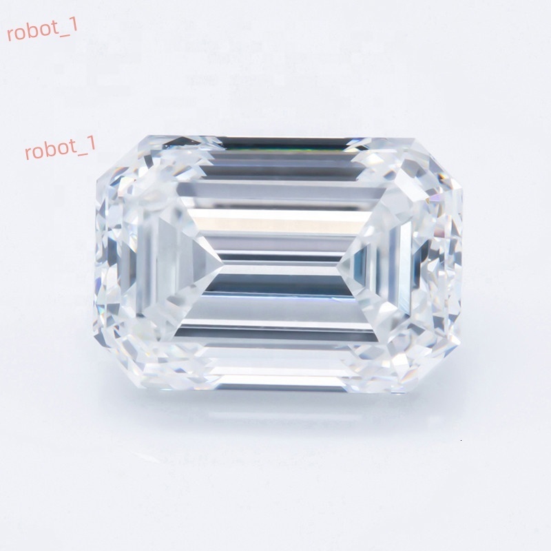 Zuanfa Jewelry China IGI Emerald Cut Loose Diamond Excellent Cut HPHT 10ct DEF VVS VS Lab Grown Diamonds