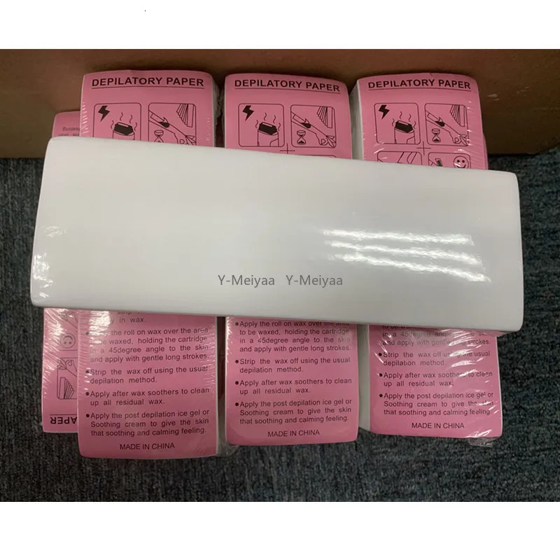 100/200/500/1000PCS Nonwoven Body Cloth Hair Wax Paper Roll Epilator Wax Strip Paper High Quality Wholesale 260126