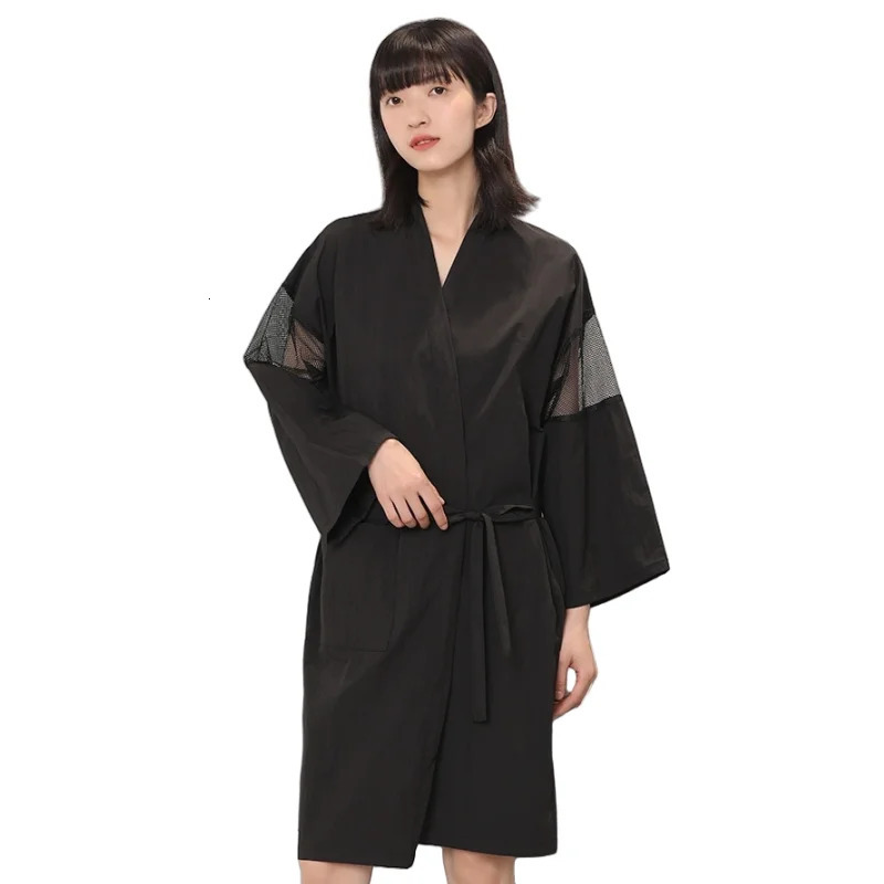 Hair Salon Hairdressing Robe Haircut Smock Non Stick To Hair Wrap Cloth Hair Cutting Clothing Hairdresser Gown Styling Capes 260203