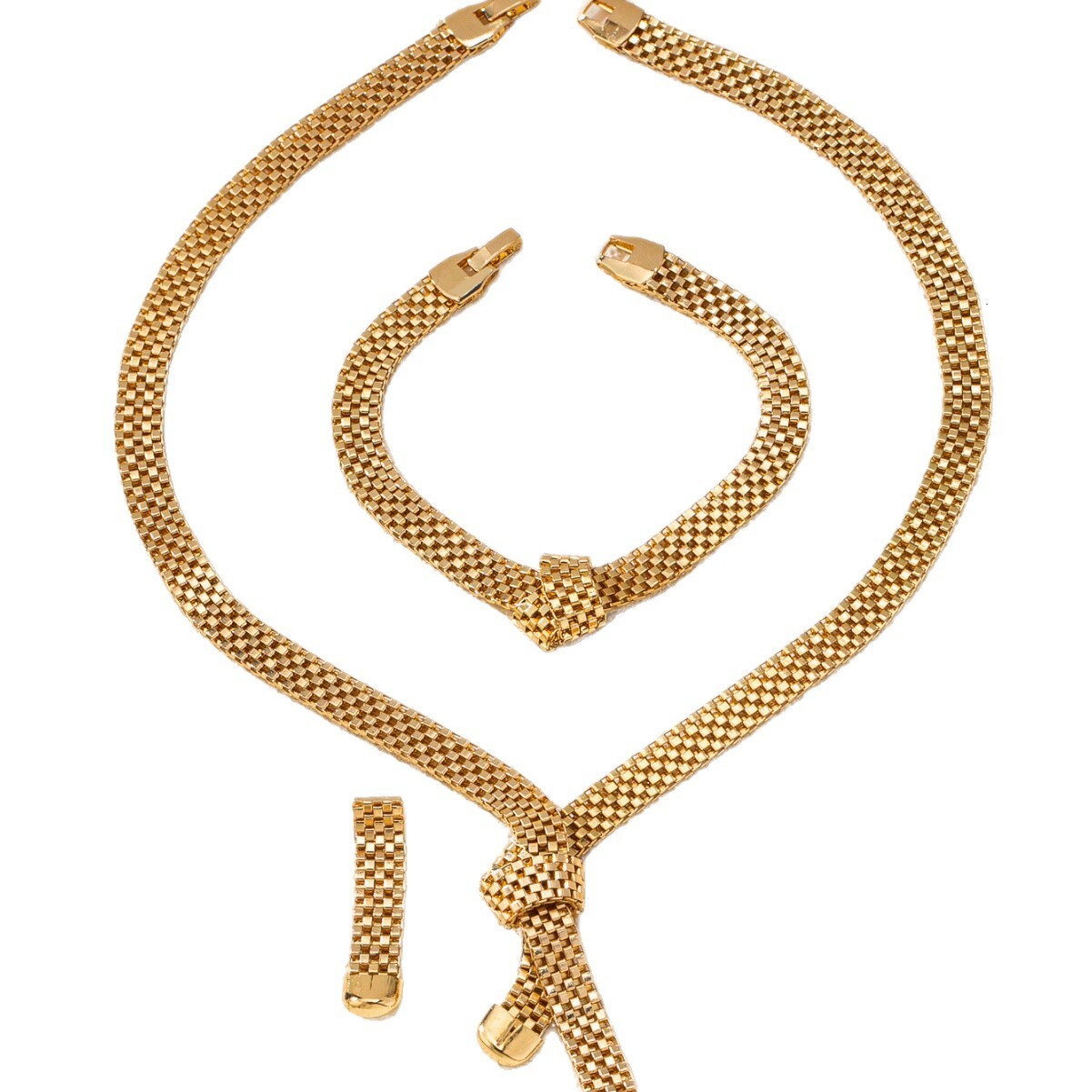 New Self-Developed Fashion Exquisite Punk Style Gold Diamond-Studded Magnetic Snake-Shaped Exaggerated Choker European And American