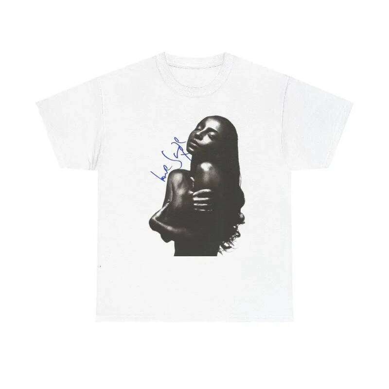 Sade Love Deluxe T-shirt: 90s Retro Album Cover Men's T-shirt Four Seasons New Style Suitable for Both Men and Women X260209