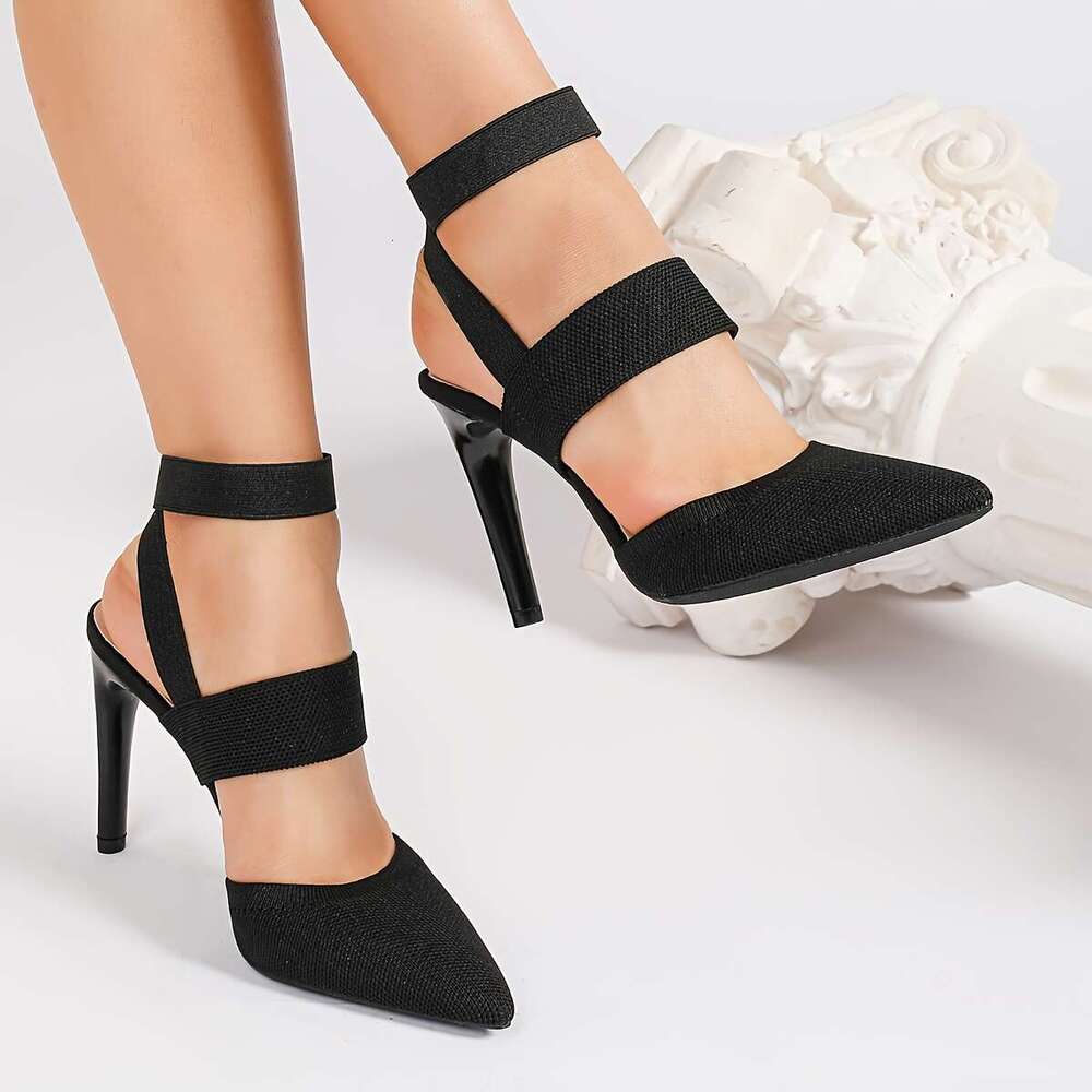 Stylish Summer Pointed Toe Slip On High Heels Elegant Breathable Versatile Women S Sandals For A Chic Look Women Shoes MOJIDASHU