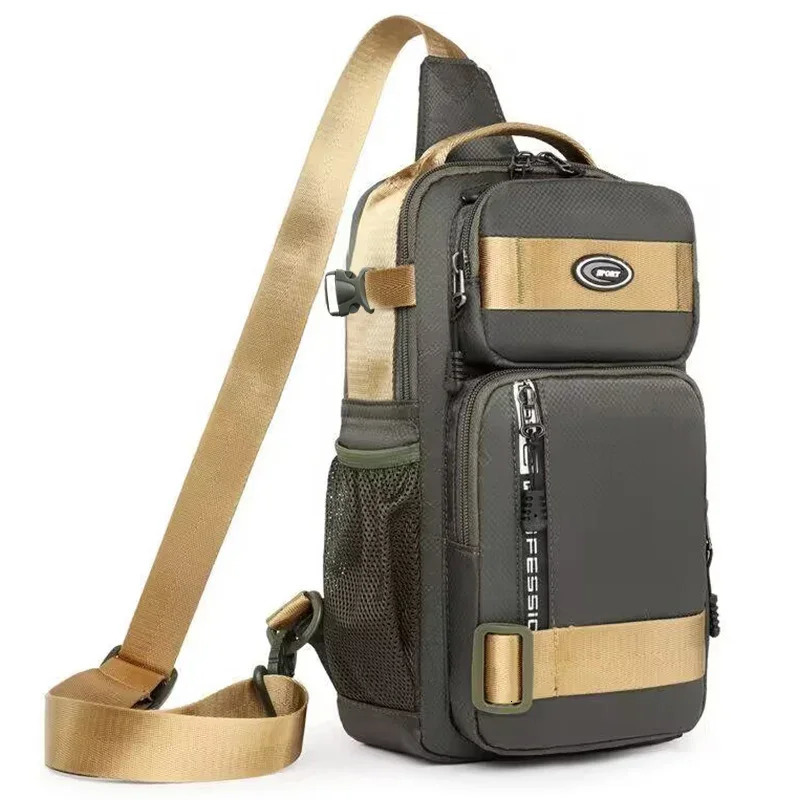 Riding backpack for men mens chest bag casual single shoulder lightweight and largecapacity crossbody 260208