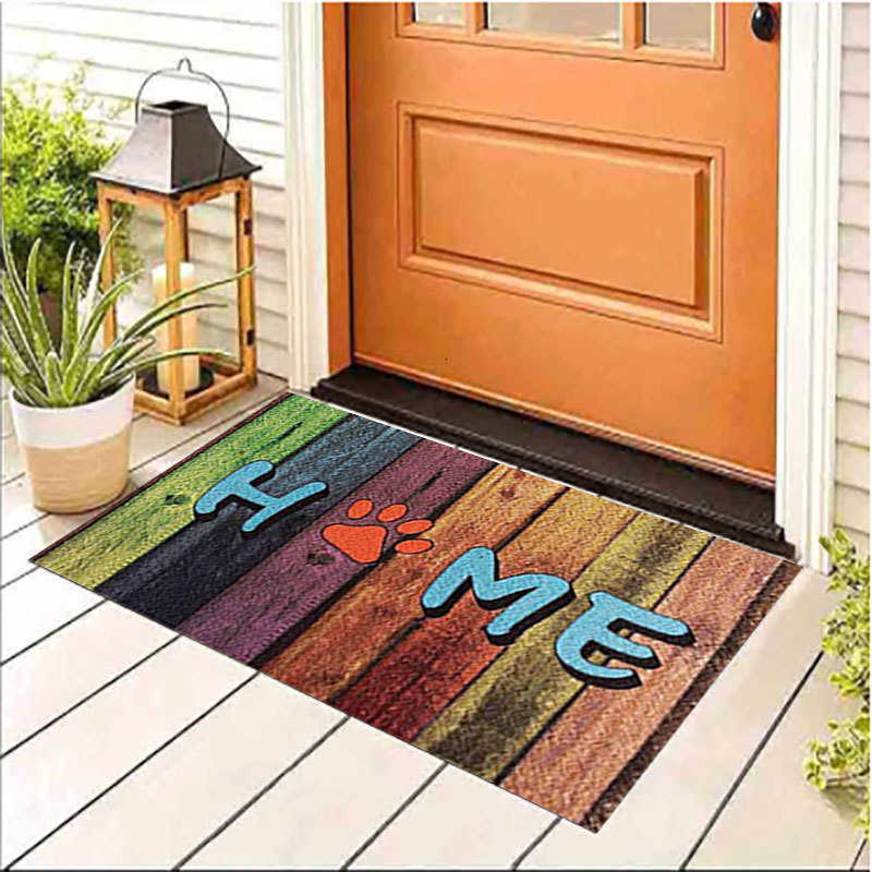 home Rainbow Series Entryway Doormat Stain-Resistant and Wear-Resistant Mat for Home Entrance Foot Mat for Dirt Removal S260207