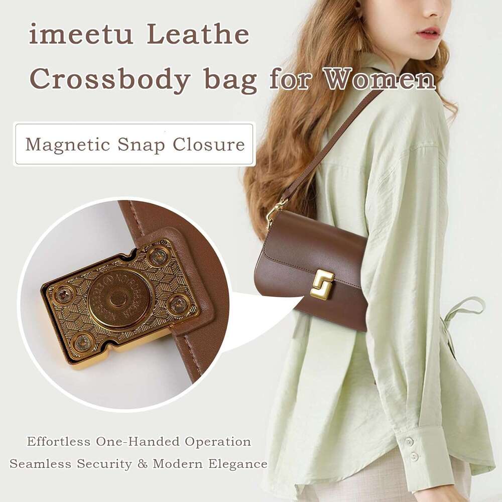 Soft Leather Crossbody For Women Top Handle Bag Removable Shoulder Straps