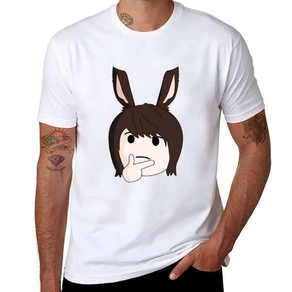 for shirt shirts T-Shirt t cotton Viera anime man Pondering men 100% X260209
