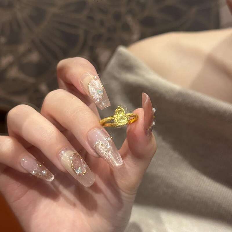 Dazzling Ice-crystal Gourd Ring 2026 New Model Heavy-duty Hammered Craftsmanship