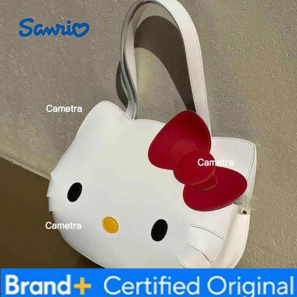Sanrio Kawaii Hello Kitty Tote Bag Cartoon PU Backpack High Capacity Portable Shoulder Bags Commuting Handbag Student Girl Gift H260209