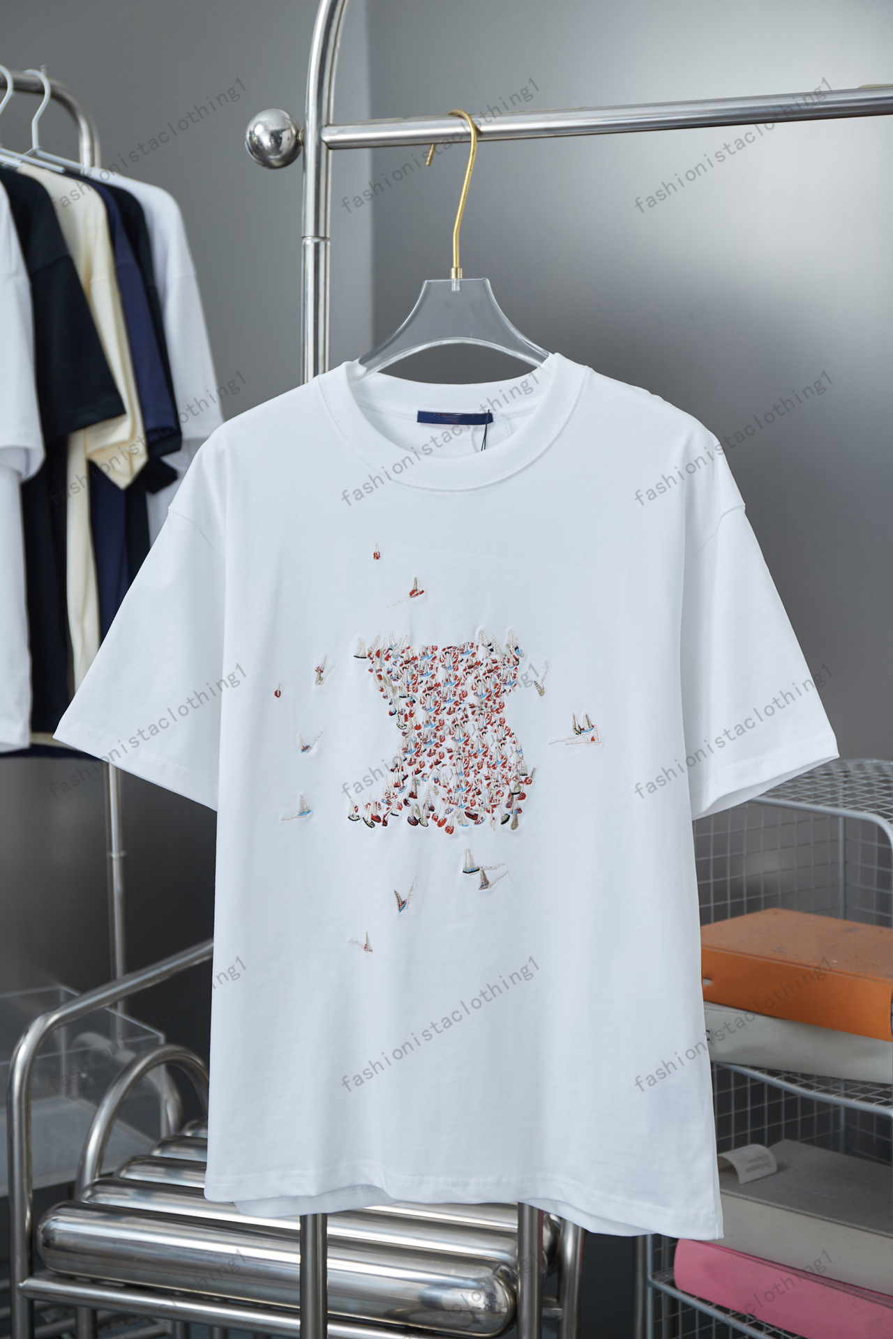 2026 Shirt Designer T Shirt Casual Cotton T-shirt Quality Trend Shirt With Monogrammed Print Short Sleeve Top Mens Hip Hop Clothing Starness Shirt