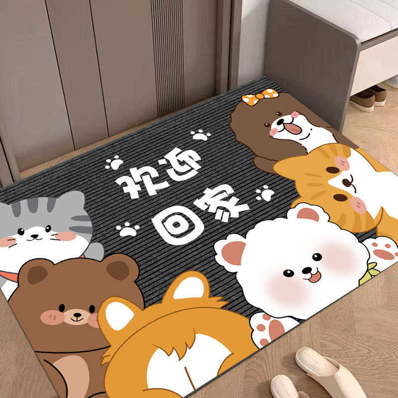 Floor mat for the entrance door hallway foyer corridor home use cartoon floor mat welcome home carpet mat S260207