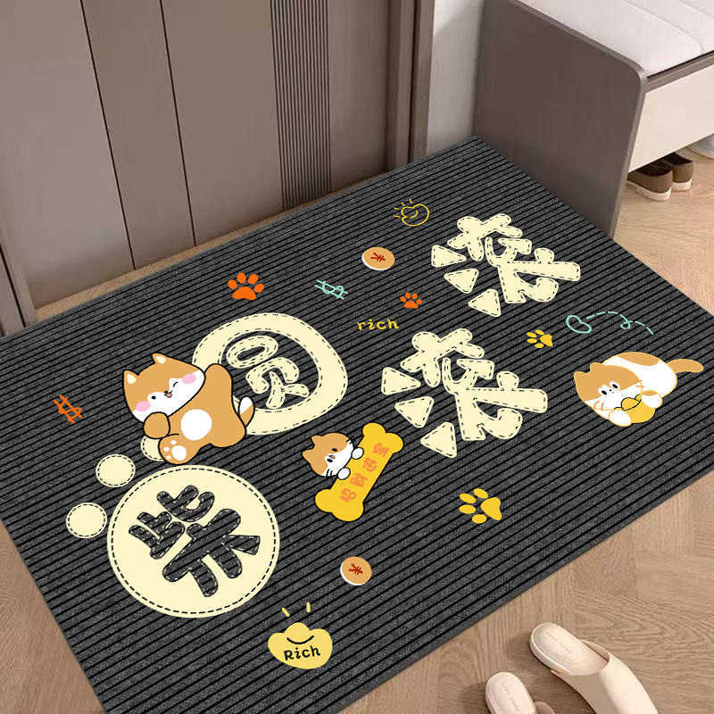 Floor mat for the entrance door hallway foyer corridor home use cartoon floor mat welcome home carpet mat S260207