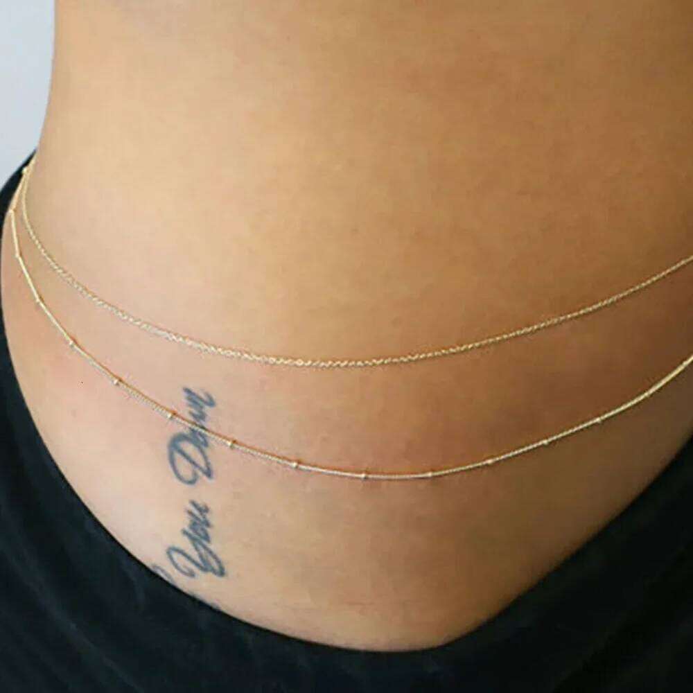 Multilayer Stainless Steel Sexy Sequins Coin Bra Bikini Beach Harness Necklace Waist Belly Body Chain Fashion Jewelry X260209
