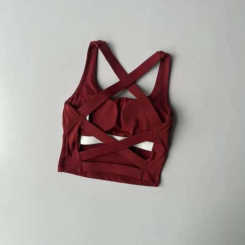 Seamless Sexy Yoga Fitness Top Sports Running Underwear Push-Up Bra Sportswear Bralette Female 26Y0209