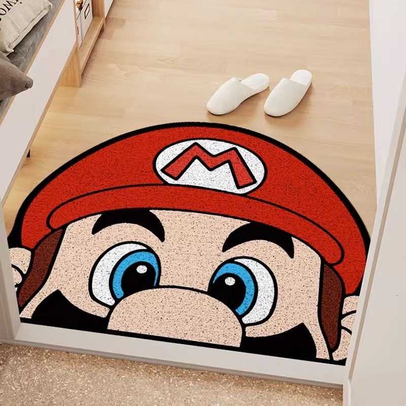 Cartoon-style household silk loop floor mat dirt-resistant and wear-resistant suitable for entryway washable and cuttable S260207