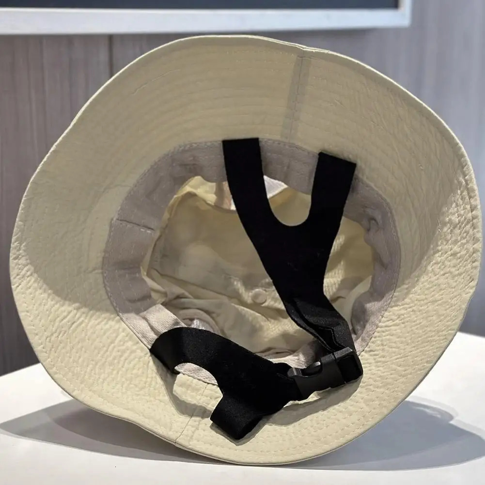 Beach Surf Cap Mesh Breathable Sun Hat Summer Outdoor Fishing Cap Chin Adjustable Bucket Hat Water Sport Cap 260208