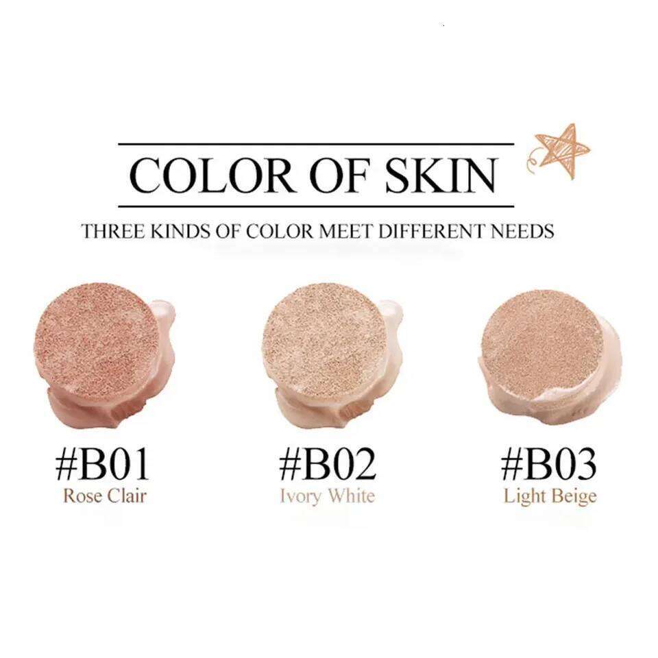 BIOAQUA Waterproof Matte Air Cushion Poreless BBCC Cream High Coverage Oil-control Soft Face Makeup Foundation Base Cosmetics 26L0209
