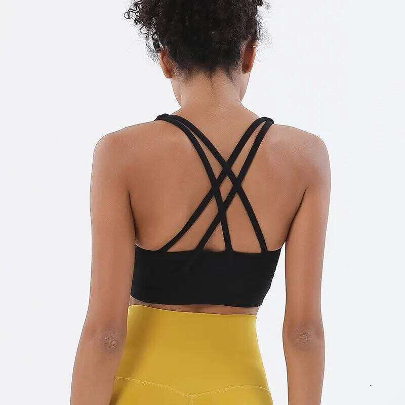 Fitness Yoga Race Sports Bras Nylon Top Bra Sexy Breathable Underwear For Women Gym 26Y0209