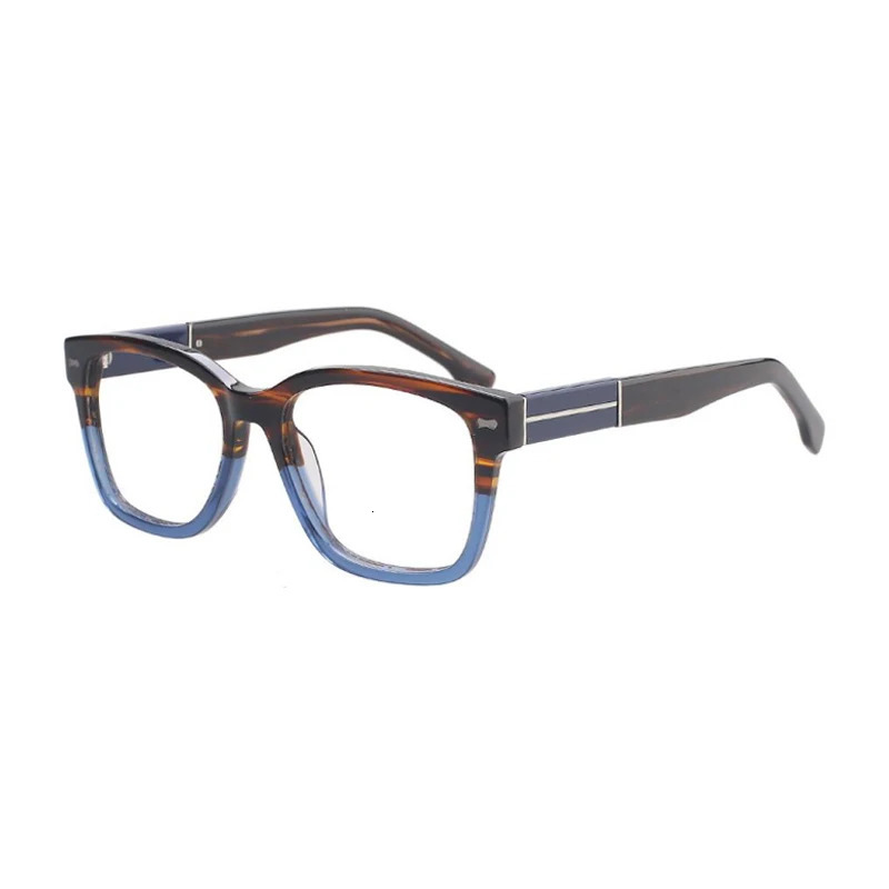BLUEMOKY Retro Acetate Square Prescription Glasses Progressive Myopia Suitable for Neutral Pochromic Anti Blue Light 260207
