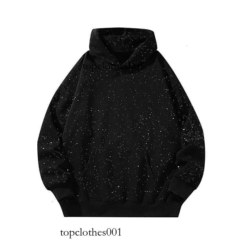 New Winter Glittering Star Print Hoodie Women Fashion Sparkly Fit Hooded Sweatshirt Female Party Streetwear Trendy Top