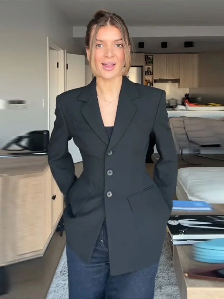 Elegant Womens Blazer Suit Sheer Pants Set Fashion Slim Fit Coat Jacket Formal Office Female 2026 Outerwears Casual Outfit 260120