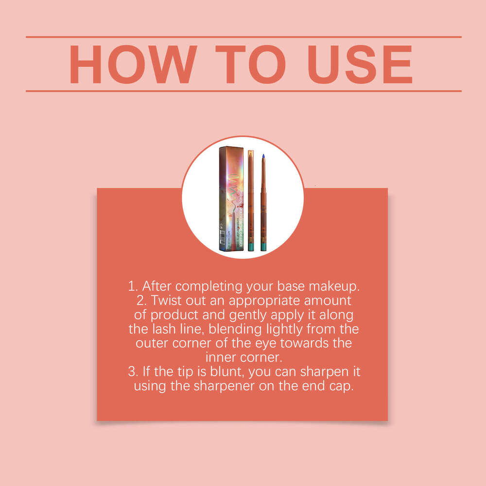AMZ Color-Changing Eyeliner Gel Pen#02 Long-lasting makeup effect, non-smudging, smooth and easy to use, beginner-friendly everyday eyeliner