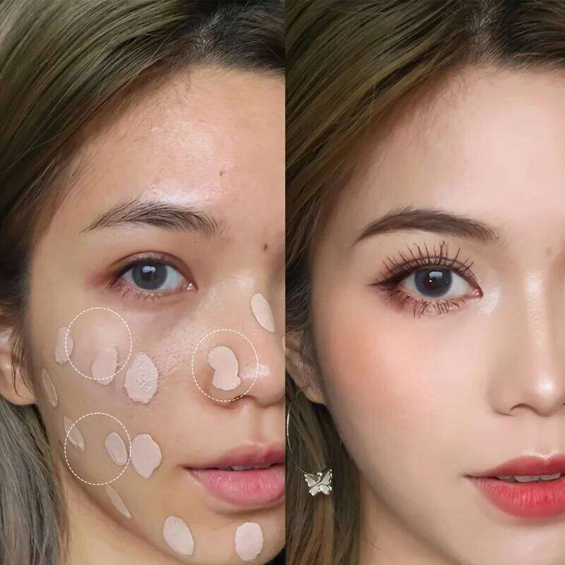 Full coverage foundation - matte finish, creamy texture, strong coverage, moisturizing, oil control, pore minimizing, non-greasy 26L0209