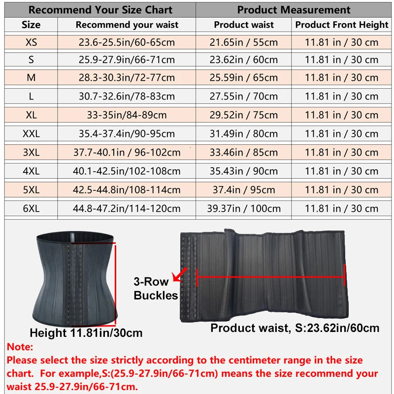 25 bones Corset Waist Trainer Latex Body Shapewear Women Tummy Shaper Belly Sheath Sllimming Belt Modeling Strap Weight Loss 260207