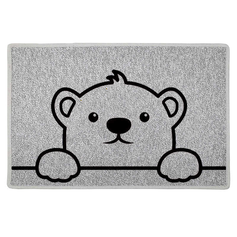 Cute Starry Sky Entryway Carpet Bathroom Door Mat Toilet Floor Mat Water Absorbent Non-Slip PVC Anti-Fatigue Floor Mat S260207