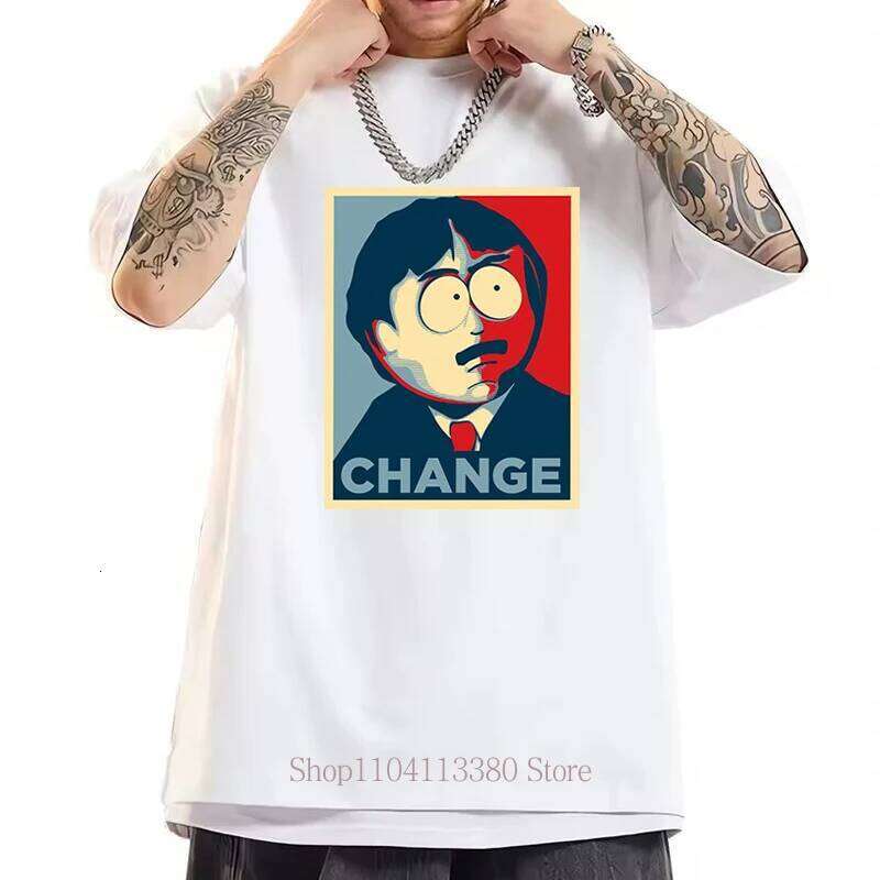 Men Clothing South Park Graphic Printed Summer Casual Oversize O-Neck Fashion Streetwear Short Sleeve Tops Y2K T-shirt X260209