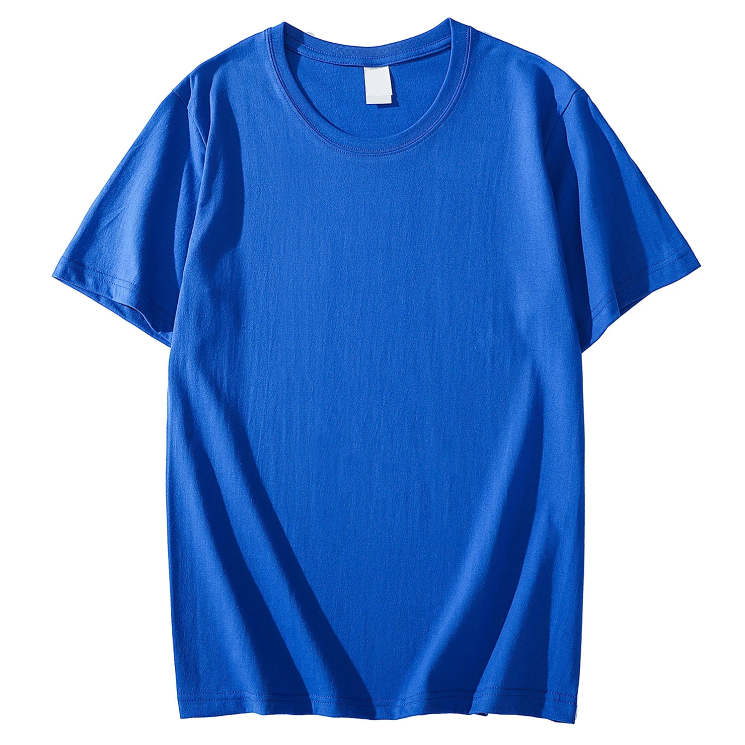 Solid Color T-shirt 8 Colors Short Sleeve MensWomens Heavy Pound 220g Cotton White Crewneck Loose Top S-4XL 260122
