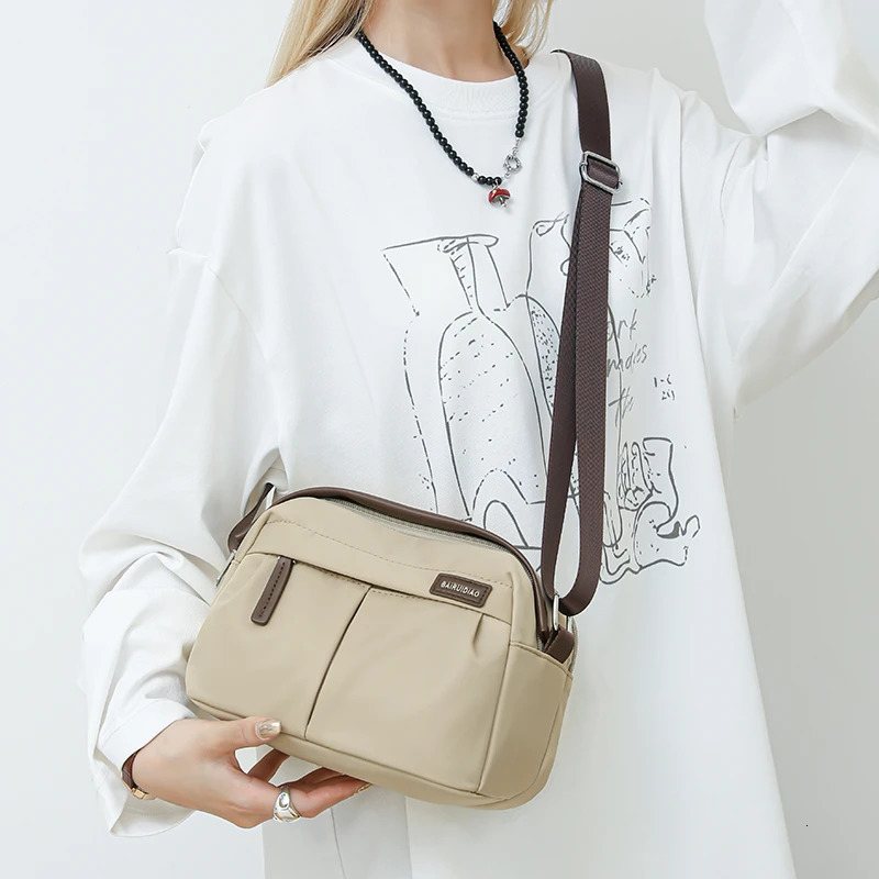 Fashion Casual Womens Crossbody Bag High Quality Soft Fabric Shoulder Multi Functional Tote Handbag For Women 260208
