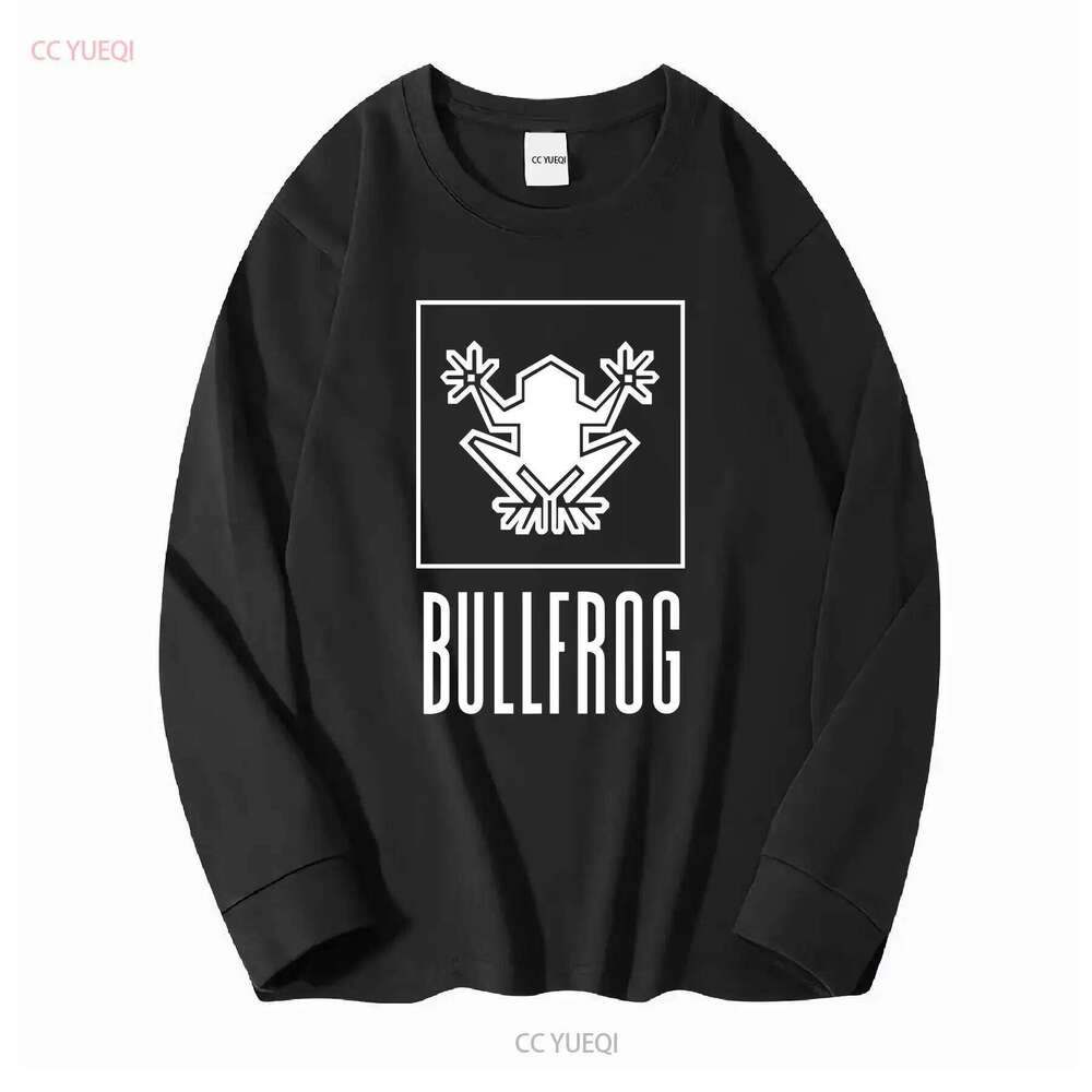 Men's t shirt Bullfrog gaming gamer videogames gift geek retro vintage Washed Stretched Versatile Casual designer clothes homme X260209
