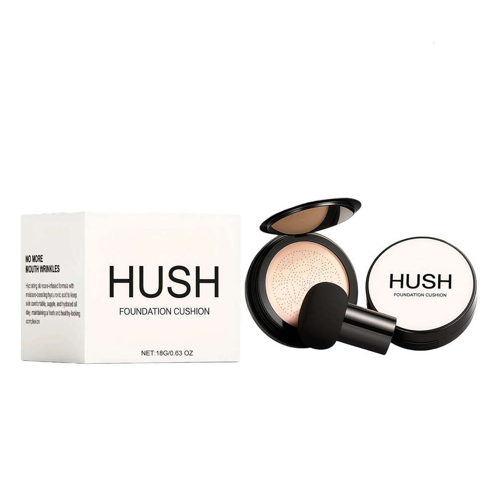 AMZ Ivory White Brightening Breathable Cushion Foundation Natural Flaw Correction Hydrating Bare Skin Beauty Long-lasting Base Makeup