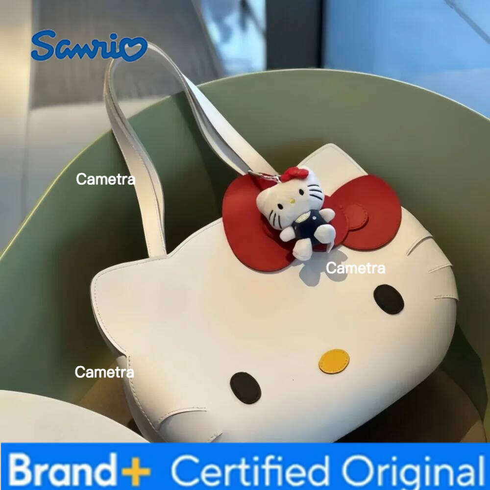 Sanrio Kawaii Hello Kitty Tote Bag Cartoon PU Backpack High Capacity Portable Shoulder Bags Commuting Handbag Student Girl Gift H260209