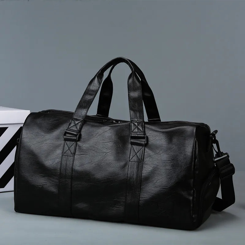 Golf Boston Bag Clothing Bags Travel Business Handbag Largecapacity Crossbody Soft PU Leather Sports Fitness Gifts 260208