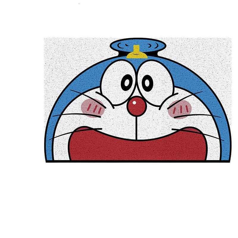 Cartoon entrance door mat dirt-scraping anti-slip mat for the entryway dirt-resistant and wear-resistant wire loop floor mat S260207