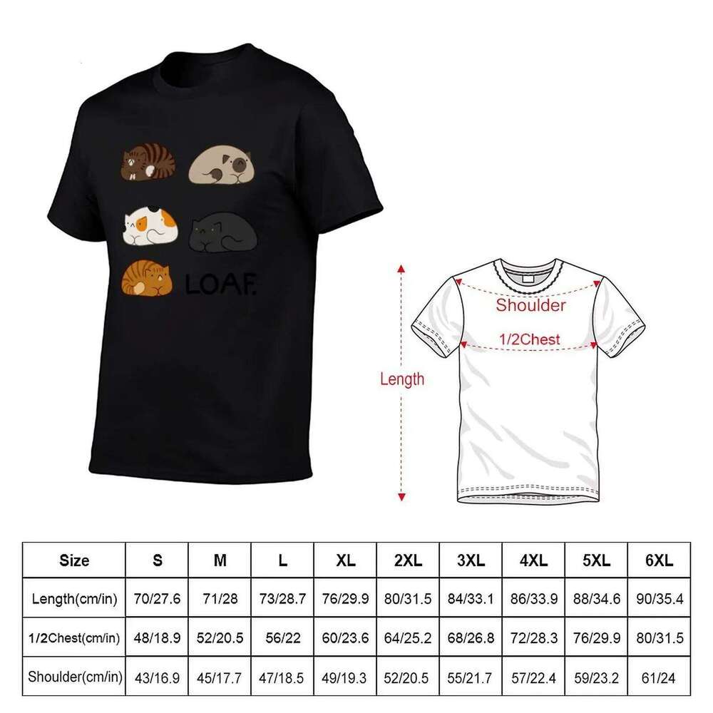 Loaf: All shirts 100% t shirt heavy black cotton t-shirt plain for man package T-Shirt X260209