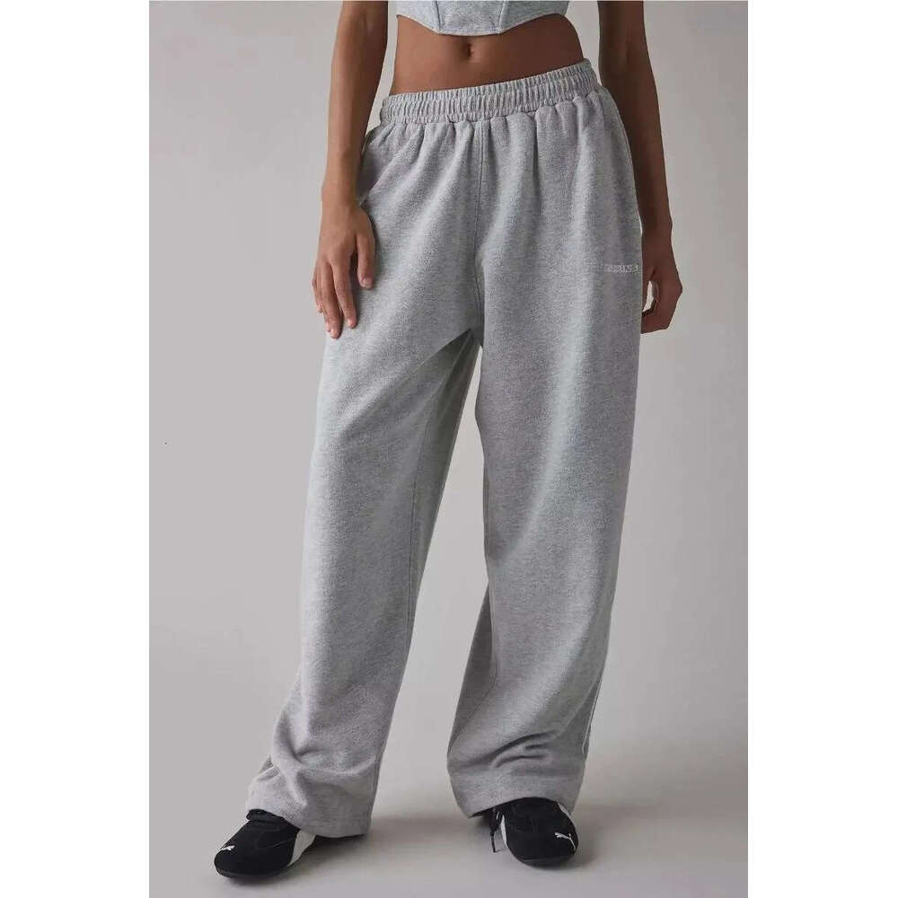 Women's Pants Womens Loose & Stylish Pink Casual Elegant Office Style Straight Leg Trousers Sweatpants Street H260209