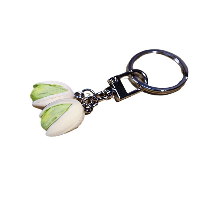 Pistachio Keychain Resin Imitation Bag Pendant Ins Creative Decoration Gift Key Ring Ornament Ins Style
