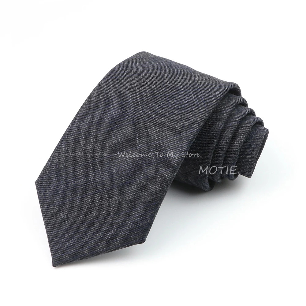 Gracefully Plaid Striped Wool Neckties Grey Burgundy Tie Cravat For Business Wedding Party Shirt Suit Collar Accessories Gifts 260208