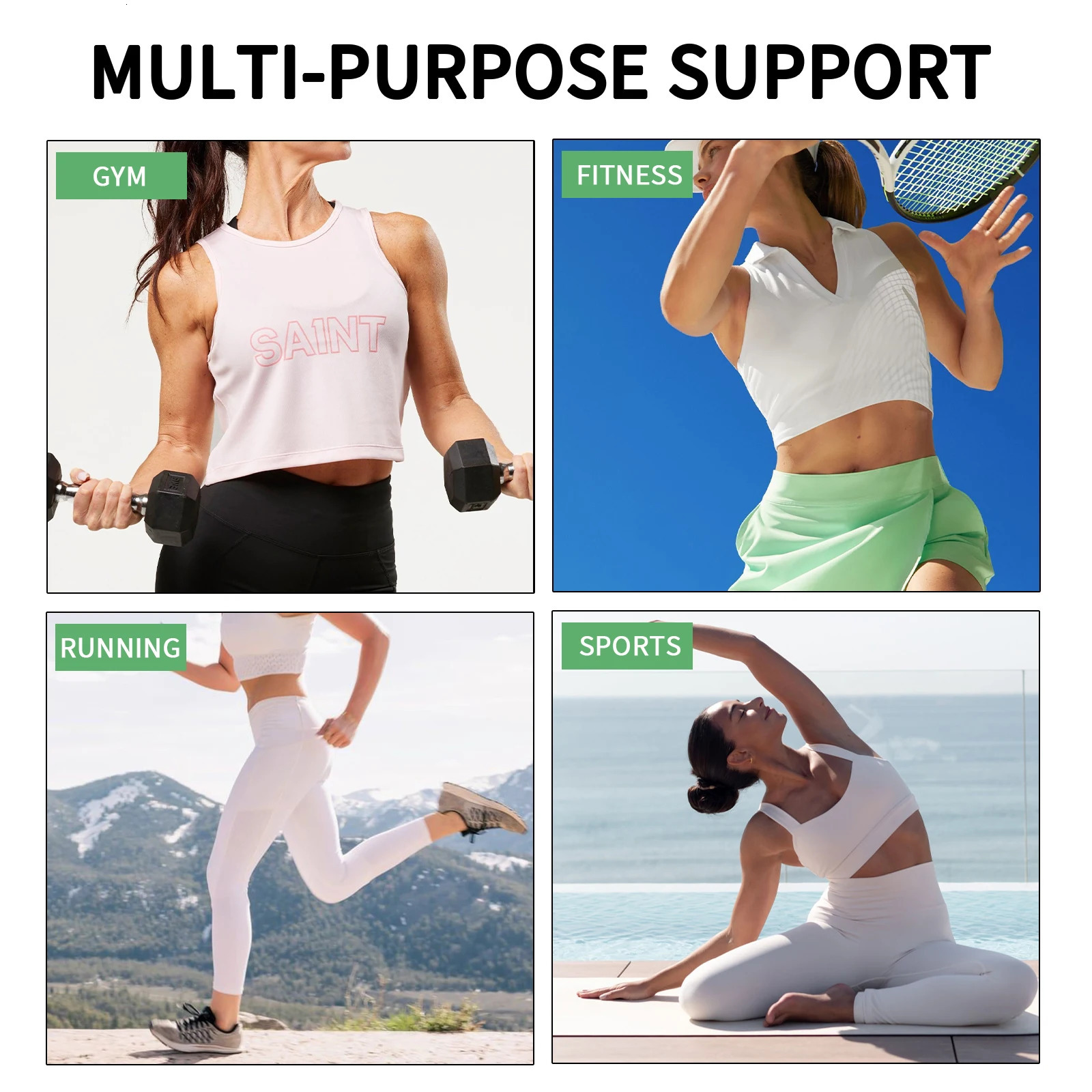 Adjustable Waist Trainer for Women Double Belts Neoprene Corset with Zipper Workout Cincher for Tummy Control Back Support 260207