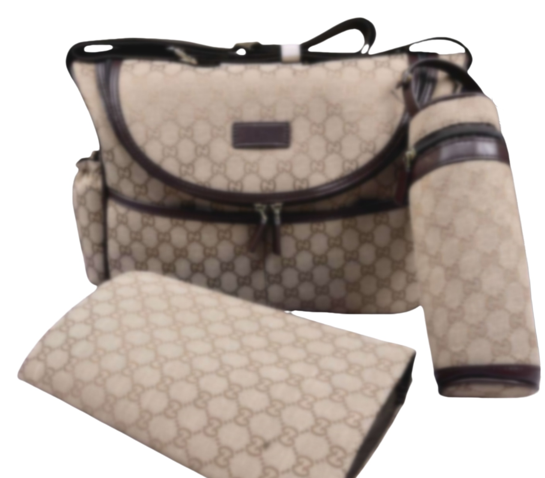 New baby bag Diaper Bags Waterproof Mummy Diapers Bag infant Zipper Brown Plaid Print Backpack Messenger Nappy Stackers Container Maternity