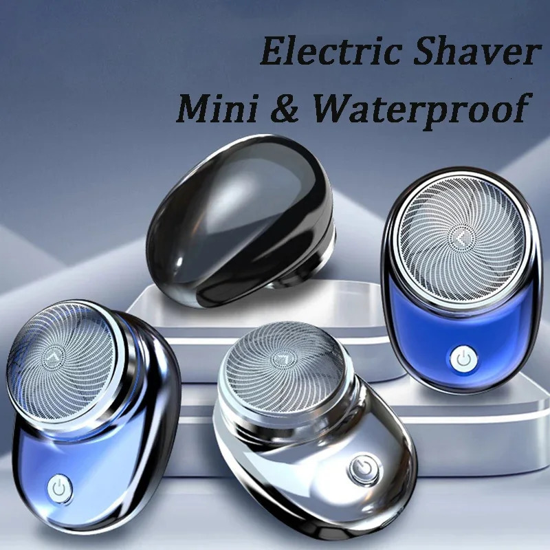 Electric Shaver Charging Mini Pocket Travel Razor Portable Waterproof Wireless Detachable Shaver Facial Beard Hair Trimmer 260126