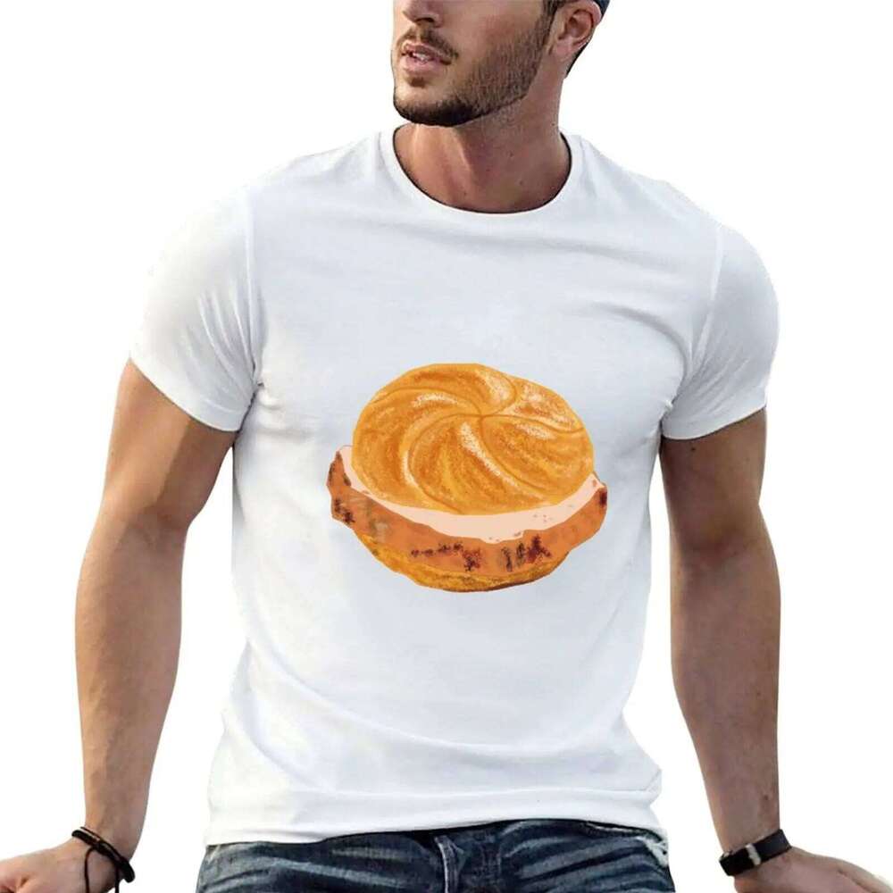 graphic prints with Leberkassemmel man T-Shirt t shirts X260209