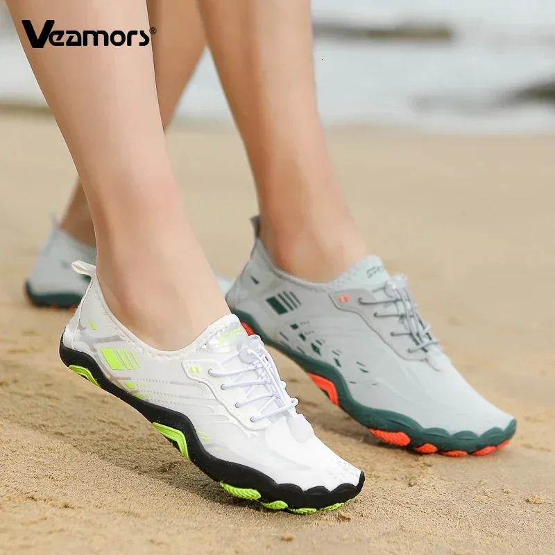 Quick Dry Aqua Shoes for Men Beach Wading Shoes WoMens Water Shoes Elastic Non-slip Water Footwear Upstream Sneakers Swimming260128
