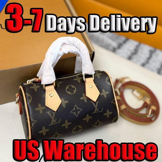 Designer Bags Tote Bag Shoulder Bag High-Quality SPEEDY NANO Leather Crossbody Bag Classic Print Detachable Shoulder Strap Luxury Bag Women's Handbag Pillow bag New