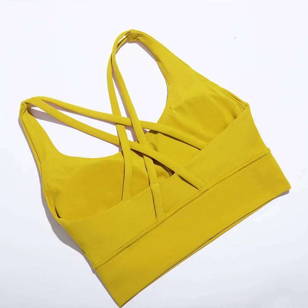 Summer Fashion Cross Sport Bras Fitness Tank Breathable Yoga Tops Bra Crop Top Gym Wear Women 26Y0209