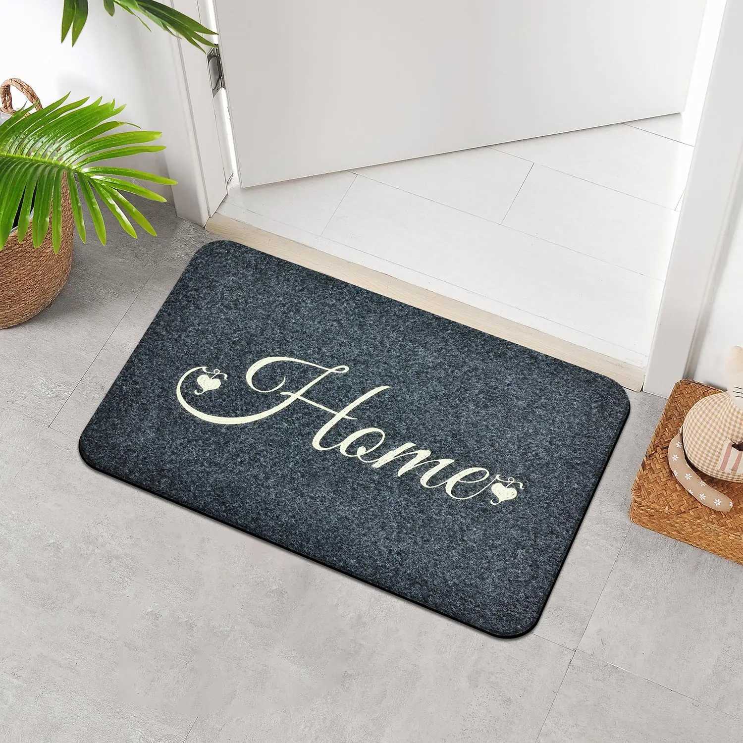 Dust-proof entry pad comfortable non-slip entry carpet dirt-resistant pad indoor entry pad shoe scraper in high-flow areas S260207