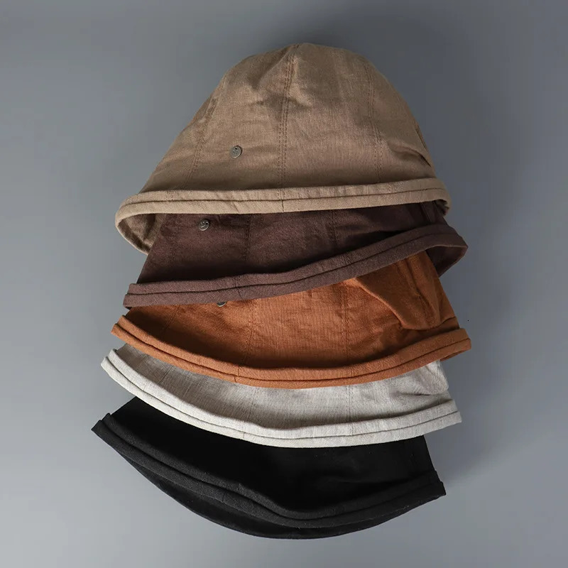 Linen Curled Edge Sun Hats For Women Foldable Bucket Hat Summer Visors Caps Female Panama Bob Outdoor Beach Fisherman Caps Gorro 260208
